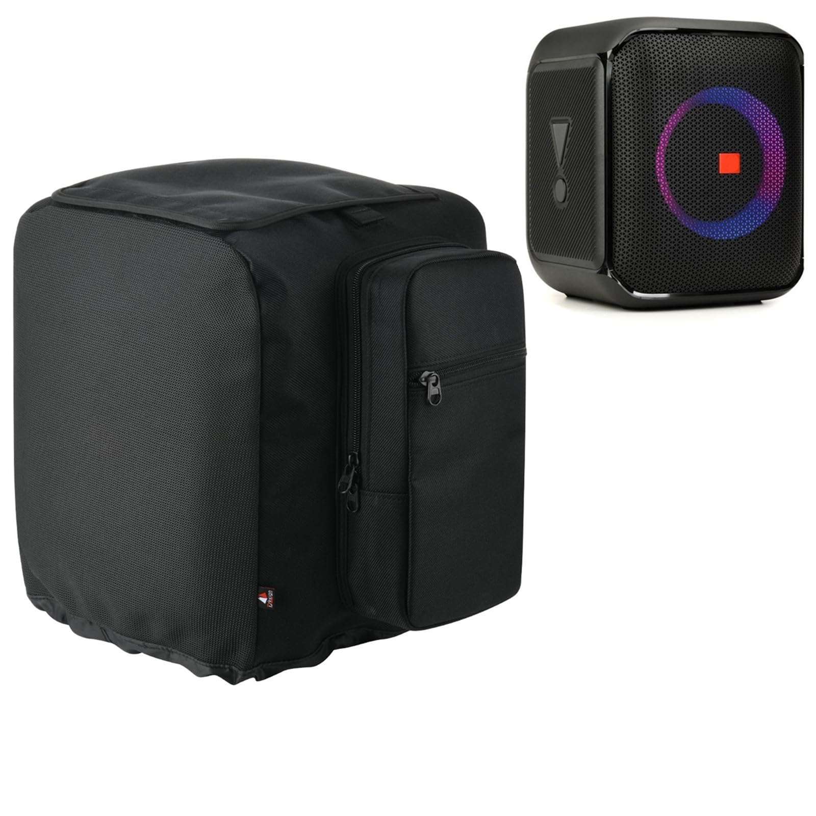 TXEsign Speaker Cover Mesh Protective Cover for JBL PartyBox Encore Essential Party Speaker, Replacement Speaker Slip Sleeve with Side Microphone Storage Bag Accessories Bag - Image 1