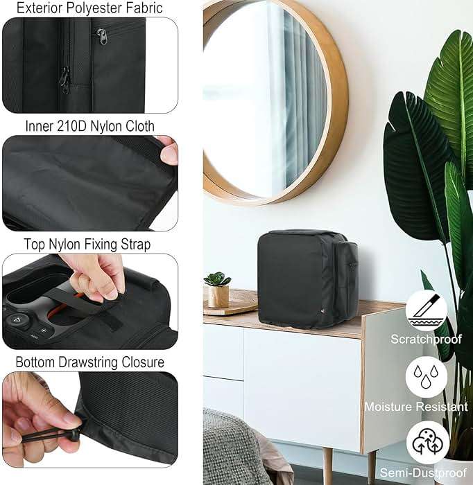 TXEsign Speaker Cover Mesh Protective Cover for JBL PartyBox Encore Essential Party Speaker, Replacement Speaker Slip Sleeve with Side Microphone Storage Bag Accessories Bag - Image 3