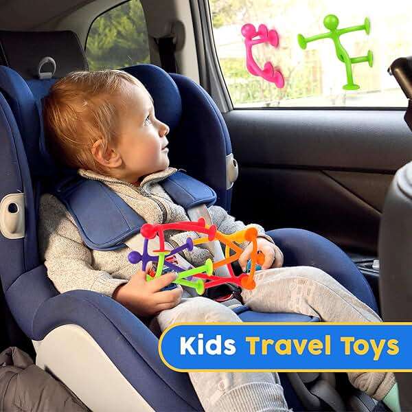 Suction Cup Fidget Sensory Toys: 48 Pack Suction Cup People Toys Fidget Toy for Autism Autistic ADHD Kids Ages 3+, Creative Travel Toy Idea for Boys Girls, Fidget Toys Bulk for Classroom - Image 6