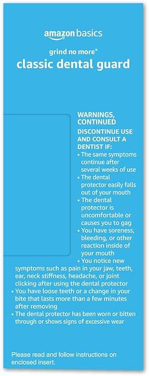 Amazon Basics Rest Assured Grind No More Classic Dental Guard, Teeth Grinding Protection, Bruxism Night Guard, Moldable Custom-Fit, Storage Case and Fitting Tray, 2 Pack - Image 8