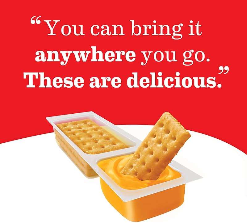 Handi-Snacks RITZ Crackers 'N Cheesy Dip Snack Packs, 20 Snack Packs - Image 12