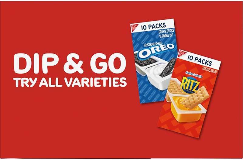 Handi-Snacks RITZ Crackers 'N Cheesy Dip Snack Packs, 20 Snack Packs - Image 15