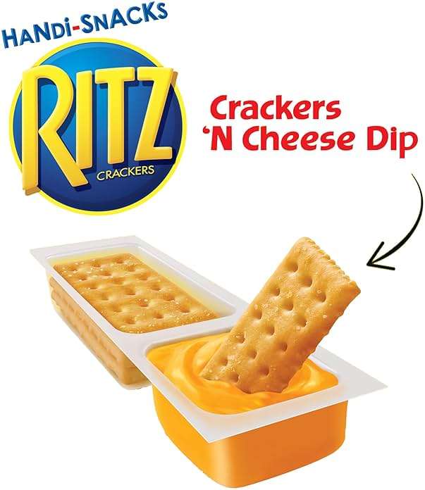 Handi-Snacks RITZ Crackers 'N Cheesy Dip Snack Packs, 20 Snack Packs - Image 5