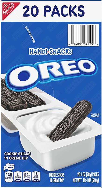 Handi-Snacks OREO Cookie Sticks 'N Creme Dip Snack Packs, 20 Snack Packs - Image 17
