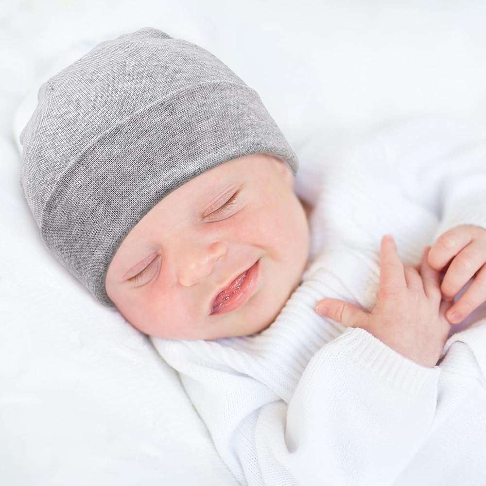 Newborn Baby Hats and Mittens Set Infant Beanie Cap Toddler Gloves Newborn Hospital Hats for Baby Boys Girls Kid 0-6 Months - Image 6