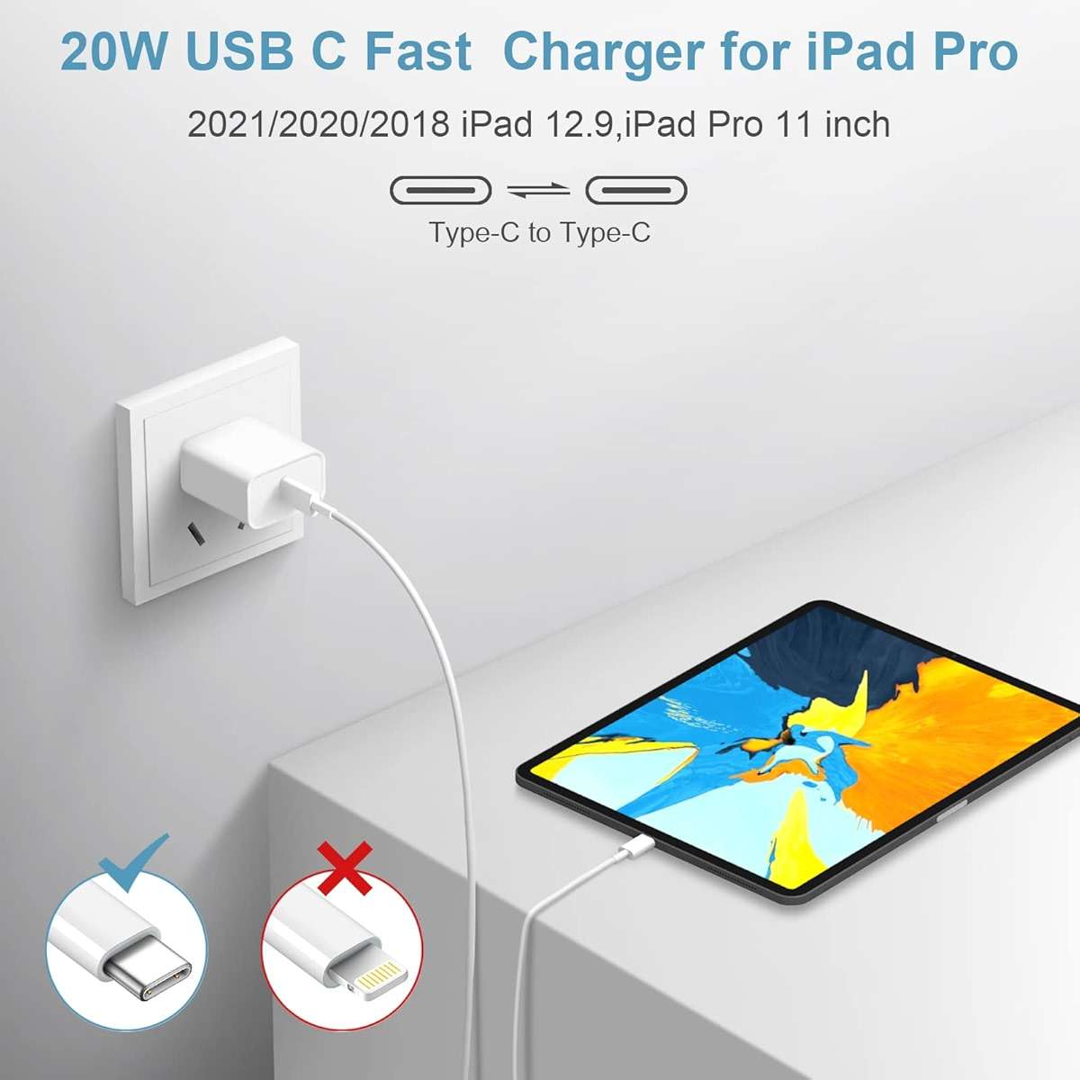 10FT iPhone 17 16 15 Charger Fast Charging USB C Charger Block Type C Chagrer Fast Charging 2-Pack for iPhone 17/17 Plus/17 Pro/17 Pro Max/iPhone 16/16 Plus/16 Pro/16 Pro Max/15/15 Pro Max/Samsung - Image 6