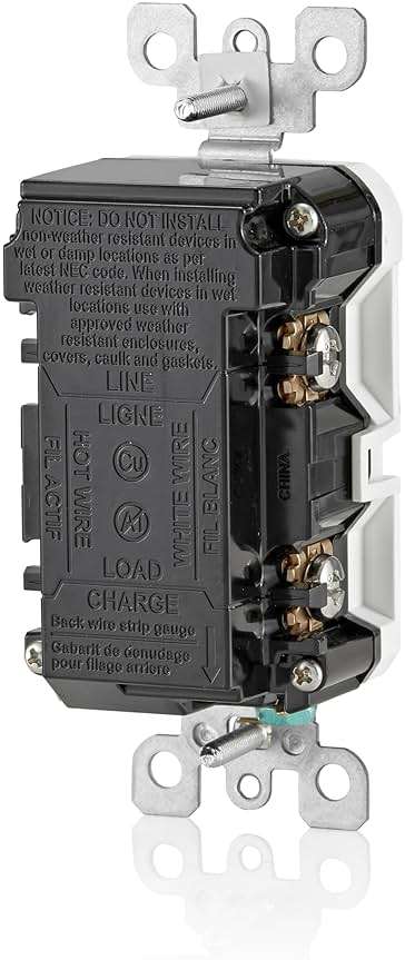 Leviton Smart GFCI, 15 Amp, Self Test, Tamper-Resistant with LED Indicator Light, Send Notifications Directly to Your Smartphone, D2GF1-KW, White - Image 4