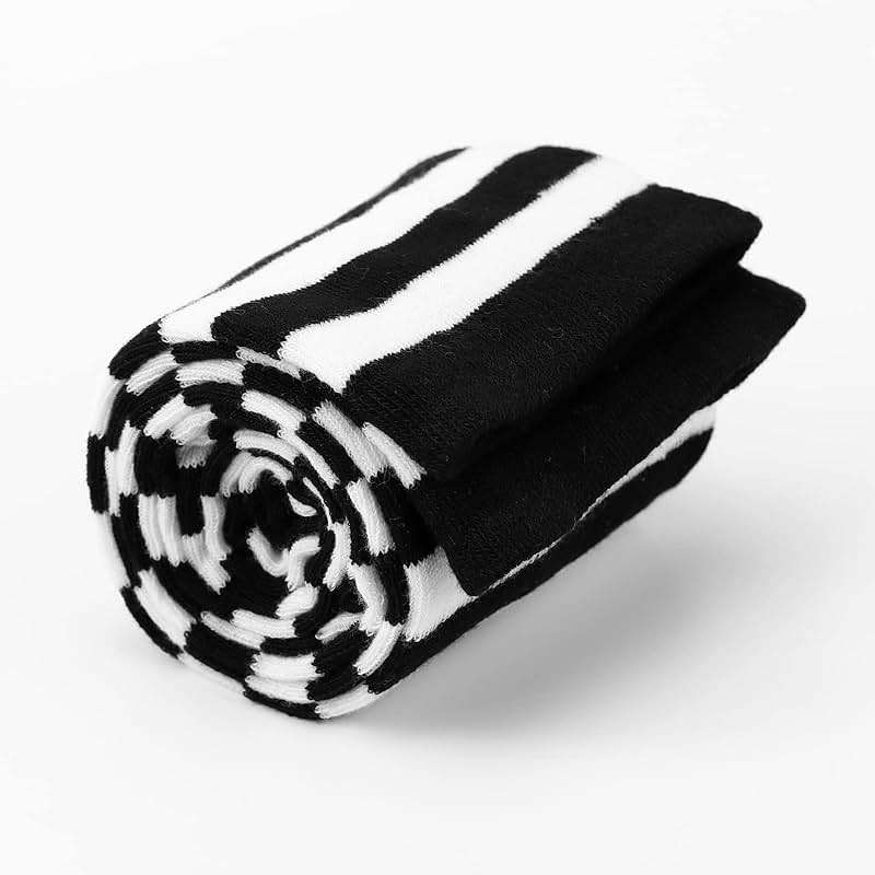 AQOKKA Extra Long Thigh High Socks for Women Striped Over Knee Thigh Socks Long Boot Thigh High Stockings Leg Warmers - Image 5