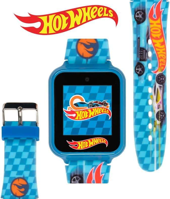 Hot Wheels Interactive Kids Smartwatch – Touchscreen Watch with Camera, Games, Voice Recorder, Step Tracker, Alarm & Timer – Racing-Inspired Design, USB Rechargeable – Fits Wrists 5.5" to 8" - Image 5