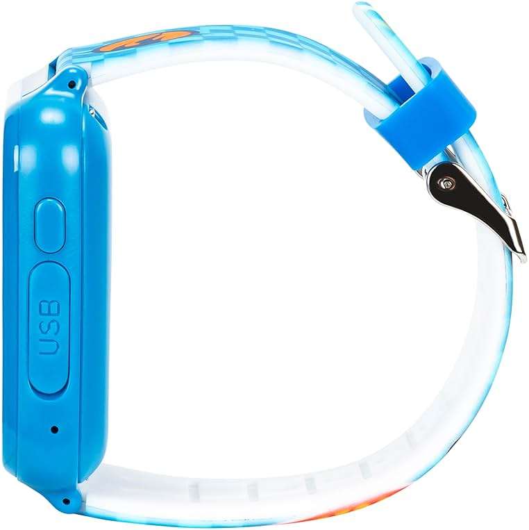 Hot Wheels Interactive Kids Smartwatch – Touchscreen Watch with Camera, Games, Voice Recorder, Step Tracker, Alarm & Timer – Racing-Inspired Design, USB Rechargeable – Fits Wrists 5.5" to 8" - Image 8