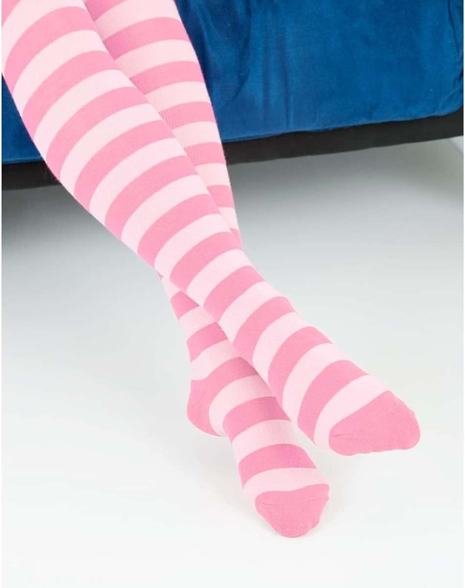 AQOKKA Extra Long Thigh High Socks for Women Striped Over Knee Thigh Socks Long Boot Thigh High Stockings Leg Warmers - Image 2