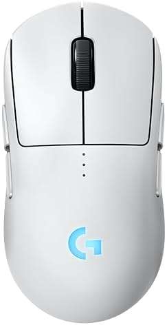 Logitech G PRO 2 Lightspeed Wireless Gaming Mouse, Right- or Left-Handed Mouse with up to 4 Customizable and Switchable Magnetic Side Buttons, 44K DPI Sensor, USB-C Charging, for PC/Mac - White - Image 1