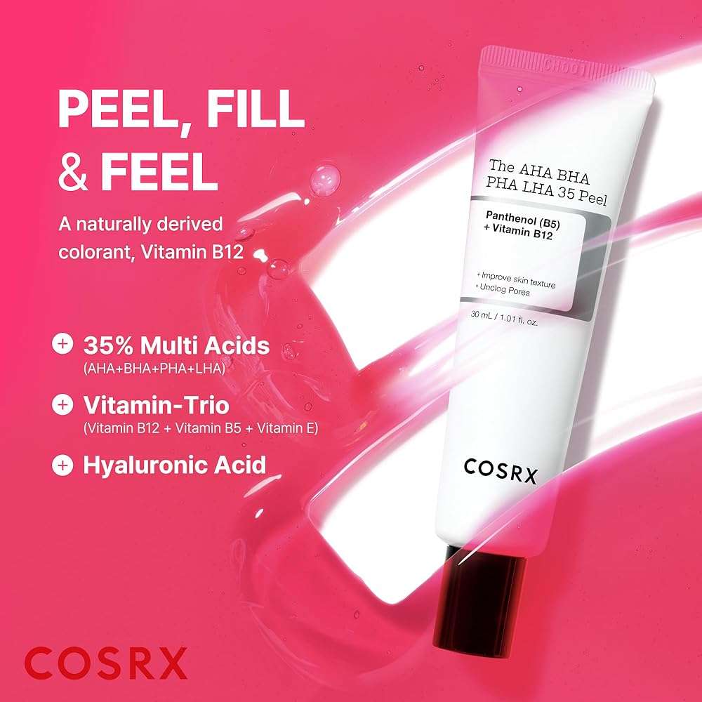 COSRX AHA BHA PHA LHA 35% Peel 1.01 fl. oz / 30 ml, Chemical Exfoliating Peeling Gel for Dull, Rough, Oily skin with Clogged Pored & Dead Skin Cells, Highly Concentrated - Image 8