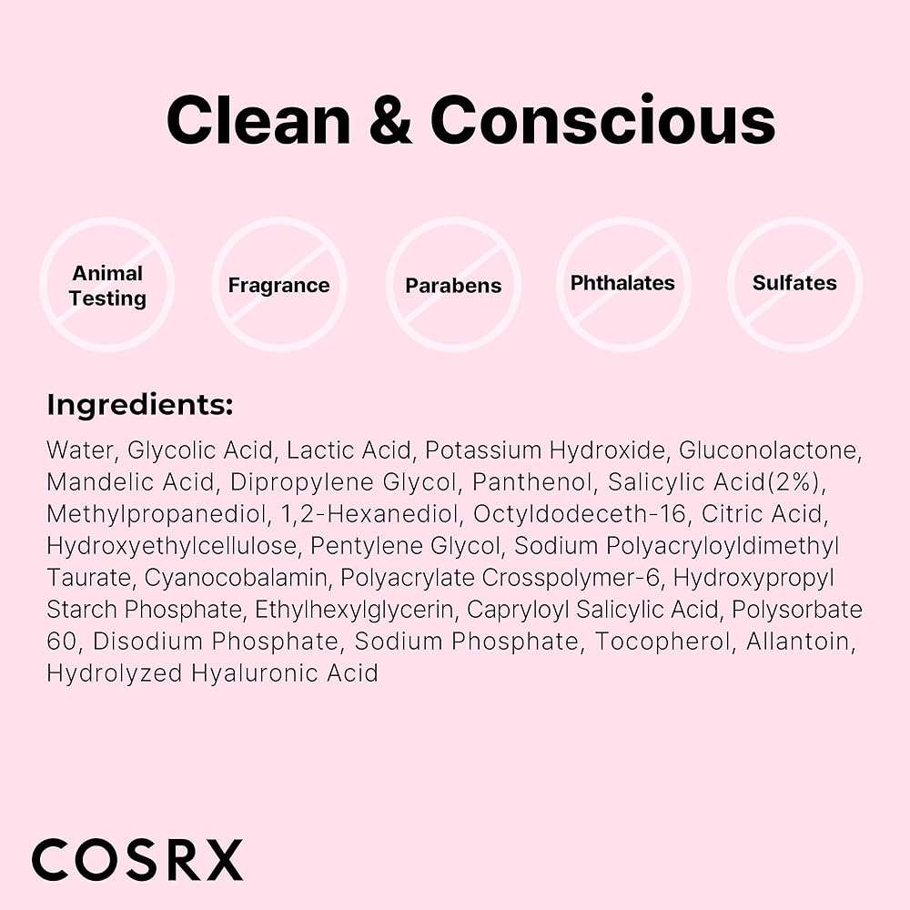 COSRX AHA BHA PHA LHA 35% Peel 1.01 fl. oz / 30 ml, Chemical Exfoliating Peeling Gel for Dull, Rough, Oily skin with Clogged Pored & Dead Skin Cells, Highly Concentrated - Image 9