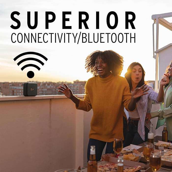 Klipsch The Austin Portable Bluetooth Speaker with a 1.5" Full Range Driver, IP67 dust and Waterproof Rating, 12 Hours of Playtime for a Premium Live Concert Experience - Image 4