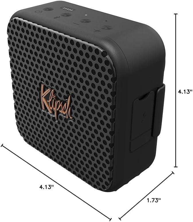 Klipsch The Austin Portable Bluetooth Speaker with a 1.5" Full Range Driver, IP67 dust and Waterproof Rating, 12 Hours of Playtime for a Premium Live Concert Experience - Image 7