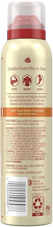 Old Spice Whole Body Deodorant Spray for Men, Aluminum Free, 24/7 Odor Protection, Dermatologist Tested, Gentle on Skin, Safe for Chest, Thighs, Feet, Whole Body Use, Vanilla + Shea Scent, 3.5 oz - Image 10