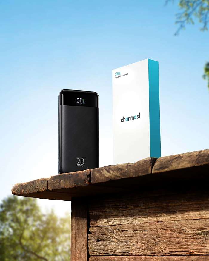 charmast 20000mAh Portable Charger with Built in Cables, 22.5W Travel Power Bank Fast Charging, USB C Cell Phone Battery Pack for iPhone 17/16/15/14/13/12 Series, iPad, Samsung, Android, Tablet - Image 9