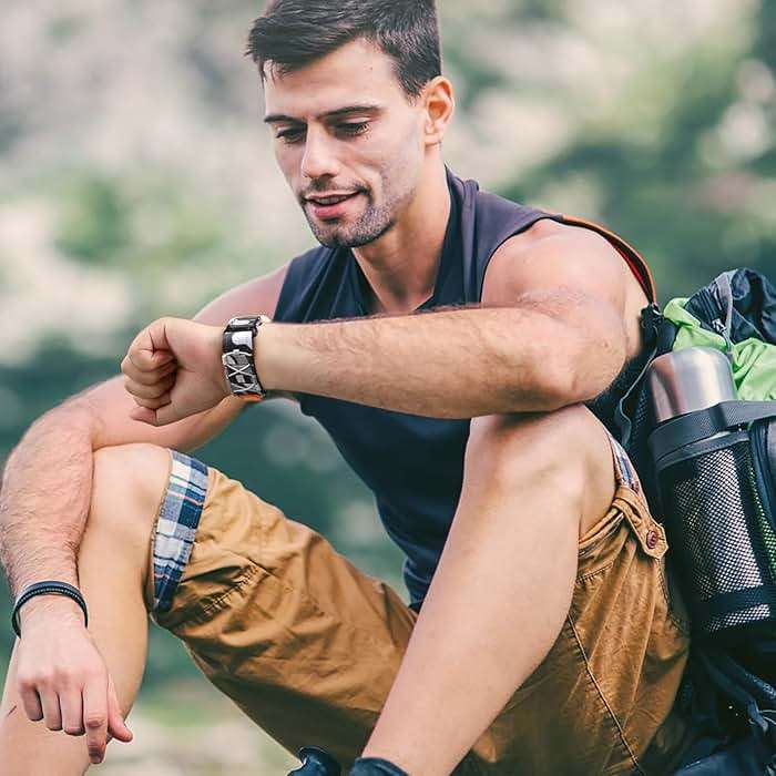 Bandletic Tactical Rugged Bands Compatible with Fitbit Versa 4 Bands/Versa 3/Sense 2/Sense, Soft Durable Military Nylon Solo Loop Sport Straps - Image 7