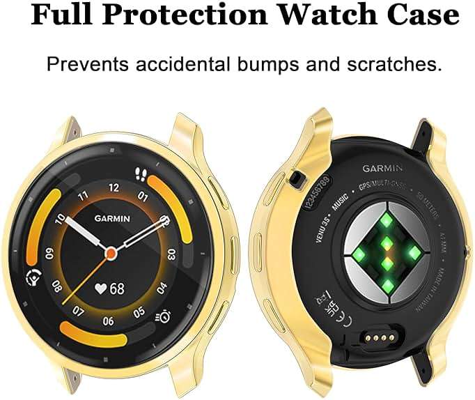 6 Pack Watch Screen Protector for GARMIN Venu3S 41mm, Soft TPU Case Full Protective Cover Flexible Bumper for GARMIN VENU3S Smart Watch - Image 2