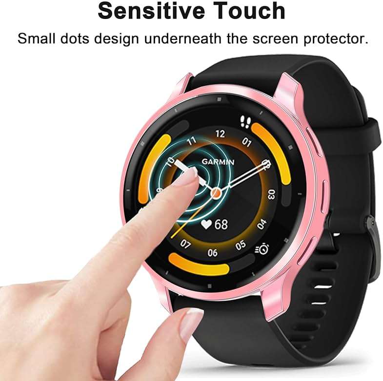 6 Pack Watch Screen Protector for GARMIN Venu3S 41mm, Soft TPU Case Full Protective Cover Flexible Bumper for GARMIN VENU3S Smart Watch - Image 6