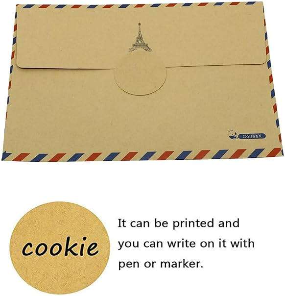 1000PCS Kraft Circle Stickers Dot Stickers, 1 Inch Round Blank Garage Sale Price Sticker Kraft Coding Tag Labels Brown Natural Envelope Seals for Home Classroom Jam Canning Jar Labels (Brown 1 Inch) - Image 5