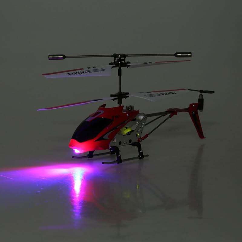 GoolRC Remote Control Helicopter, S107/S107G RC Helicopters, 3 Channel Mini Helicopter with Gyro for Beginners (Red) - Image 4
