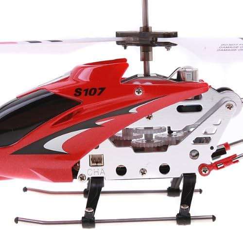 GoolRC Remote Control Helicopter, S107/S107G RC Helicopters, 3 Channel Mini Helicopter with Gyro for Beginners (Red) - Image 5