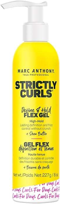 Marc Anthony Hair Styling Gel for Curly Hair, Strictly Curls - Long Lasting Strong Hold Curl Defining Hair Gel for Medium & Coarse Curls - Added Shine & No Flaking - Hair Products Reduces Frizz - Image 1