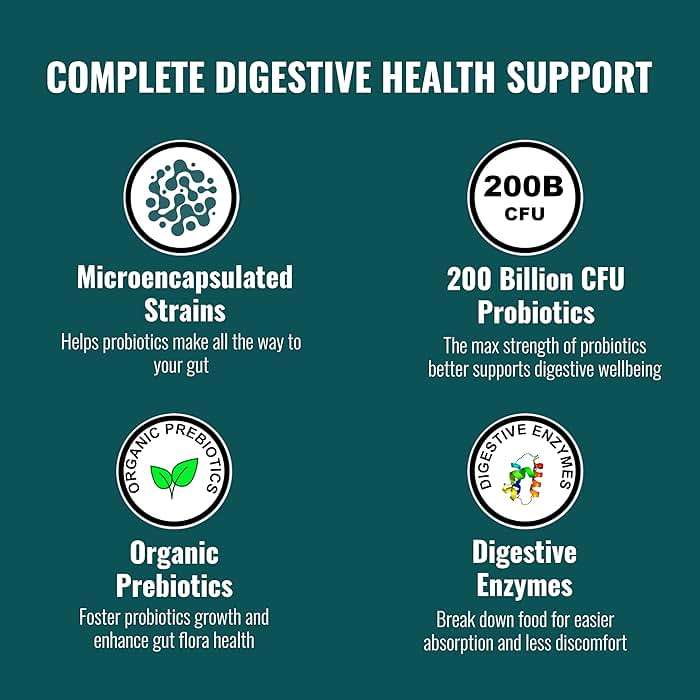 UpNourish Probiotics - 200 Billion CFUs for Men and Women, 15 Clinically Studied Strains, Prebiotics & Enzymes - 60 Vegan Capsules - Image 2