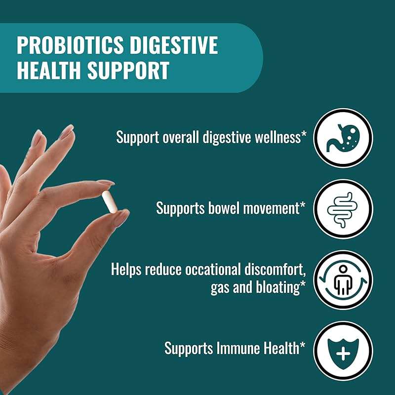 UpNourish Probiotics - 200 Billion CFUs for Men and Women, 15 Clinically Studied Strains, Prebiotics & Enzymes - 60 Vegan Capsules - Image 3