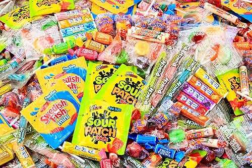 Bulk Candy Variety Pack - 4 lb Bulk Candy Assortment - Basket Stuffers, Pinata Stuffer Candies Variety Pack, Office CandyBowl Treats - Individually Wrapped Candies Bulk - Father's Day - Image 5