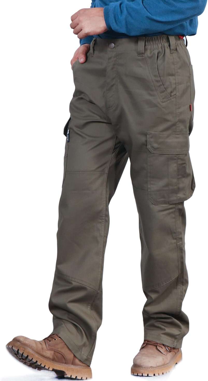 BOCOMAL FR Pants for Men Utility Cargo Pockets Flame Resistant/Fire Retardant Carpenter Water Oil Repellent Finish - Image 7