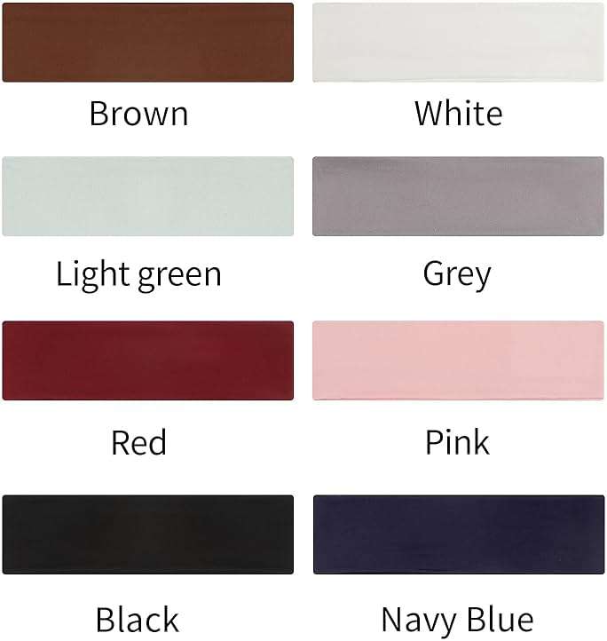 Fishinsea 8 Pack Sport Headbands for Women, Elastic Soft Fabric Non-Slip Hair Bands Hair Warp for Daily Workout Yoga Running Sports - Image 4