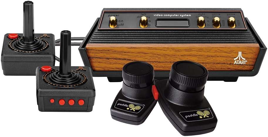 Atari Flashback 12 Gold, Retro Game Console, Built-in 130 Classic Games, Two Joystick and Paddle Controllers, HDMI, PLUG & PLAY on HD TV - Image 2
