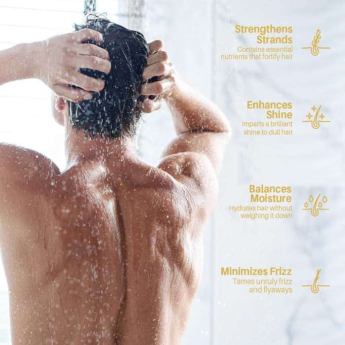 MYSTÉRE BEAUTÉ Rice Water Shampoo and Conditioner Set - Sulfate Free with Biotin, Hyaluronic Acid & Tea Tree - Strengthens, Thickens & Adds Shine - For All Hair Types Including Curly -16 oz Each - Image 8