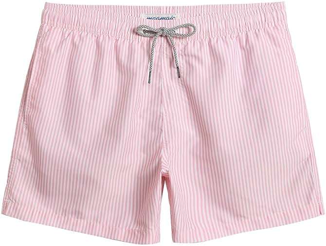 maamgic Mens Swim Trunks 5 Inch with Mesh Lining, Quick Dry Mens Bathing Suit, Swim Shorts for Swimming and Beach - Image 1