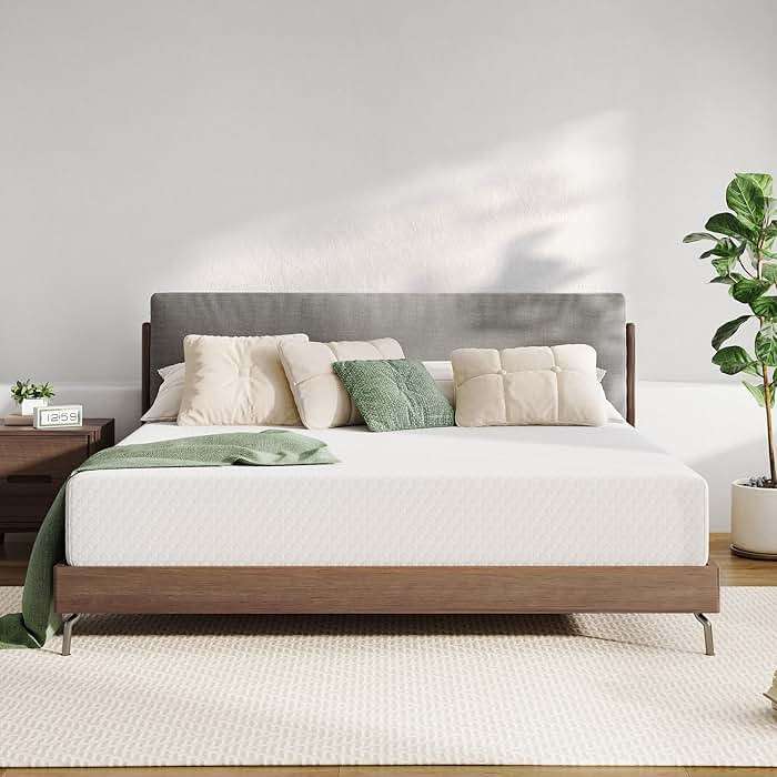 Novilla King Mattress, 12 Inch King Size Memory Foam Mattress with Comfort Foam for Pressure Relief & Cool Fresh Sleep, Removable Washable Cover,Mattresses in a Box,Medium Firm - Image 1