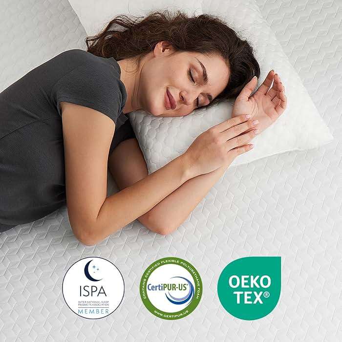Novilla King Mattress, 12 Inch King Size Memory Foam Mattress with Comfort Foam for Pressure Relief & Cool Fresh Sleep, Removable Washable Cover,Mattresses in a Box,Medium Firm - Image 7