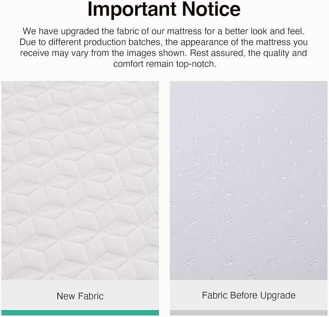 Novilla King Mattress, 12 Inch King Size Memory Foam Mattress with Comfort Foam for Pressure Relief & Cool Fresh Sleep, Removable Washable Cover,Mattresses in a Box,Medium Firm - Image 8