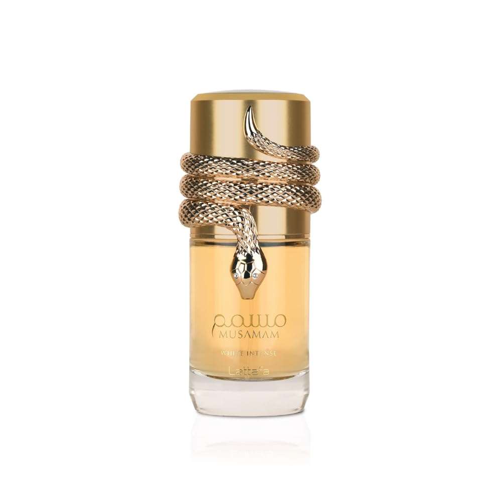 Lattafa Musamam White Intense Eau de Parfum Spray for Unisex, 3.4 Ounce - Image 1