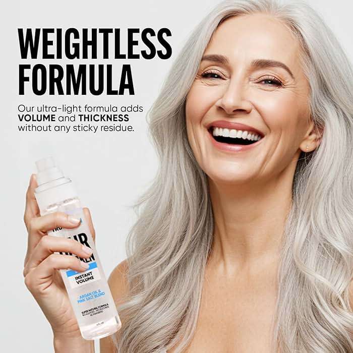 TRU BLOOM Hair Thickening Spray – Get Instant Fuller, Thicker & Healthier Hair, All-Natural Thickening & Volumizing Spray, Stylist-Recommended Hair Volumizer Spray For Both Women & Men. Made in USA - Image 8