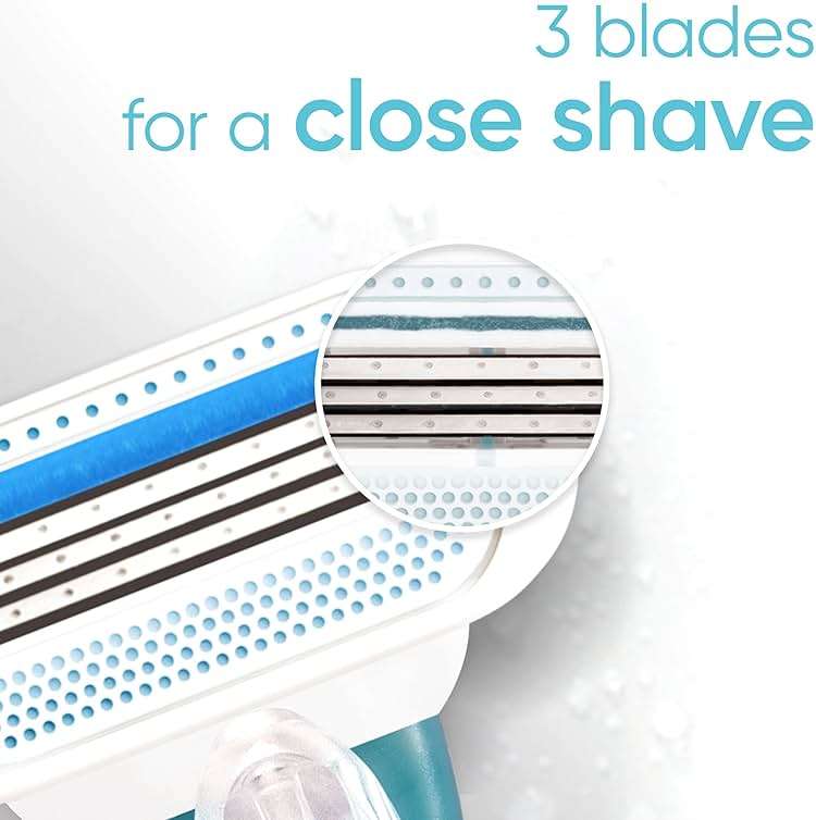 Gillette Venus Women's Razor, 1 Handle + 2 Refills, Pack of 2 | Smooth - Image 4