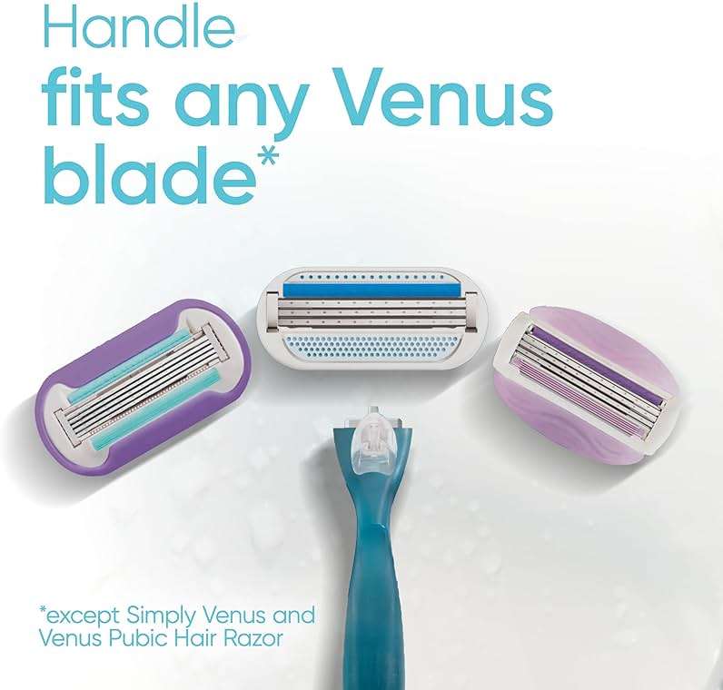 Gillette Venus Women's Razor, 1 Handle + 2 Refills, Pack of 2 | Smooth - Image 7