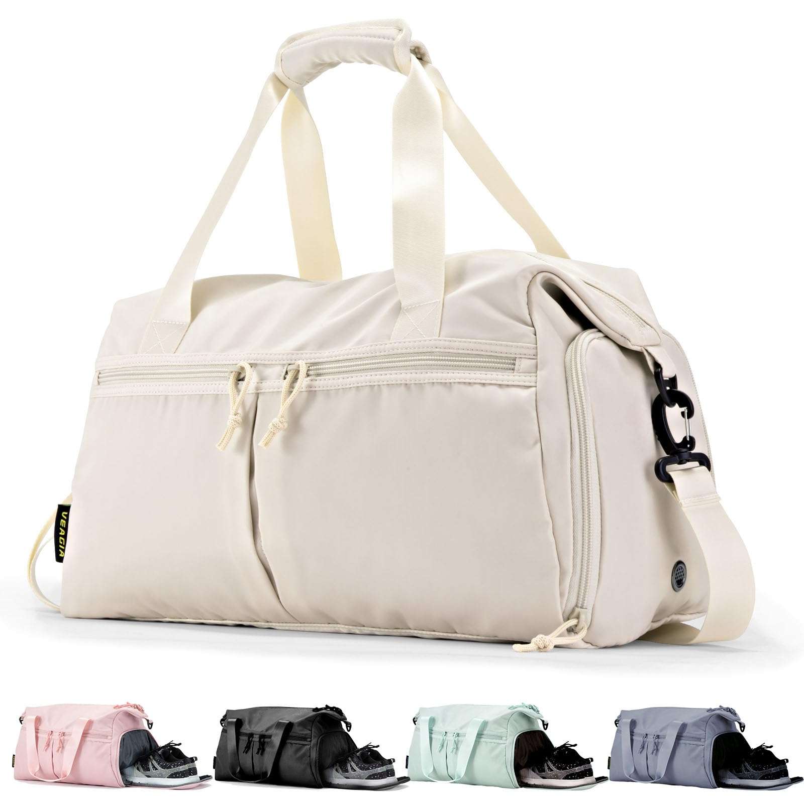 VEAGIA Weekender Duffel Bag with Shoe Compartment And Wet Pocket-Luggage Everyday Overnight Bag for Men and Women Travel-Carry On Gym Bag - Image 1