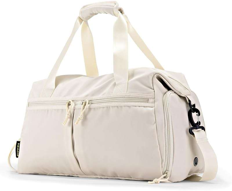 VEAGIA Weekender Duffel Bag with Shoe Compartment And Wet Pocket-Luggage Everyday Overnight Bag for Men and Women Travel-Carry On Gym Bag - Image 8