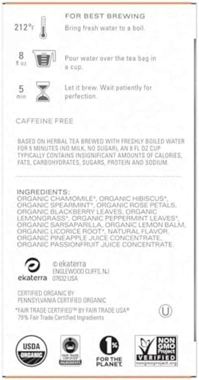 TAZO Calm Chamomile Herbal Tea Bags, Caffeine Free Blend, 16 Total Tea Bags - Image 5