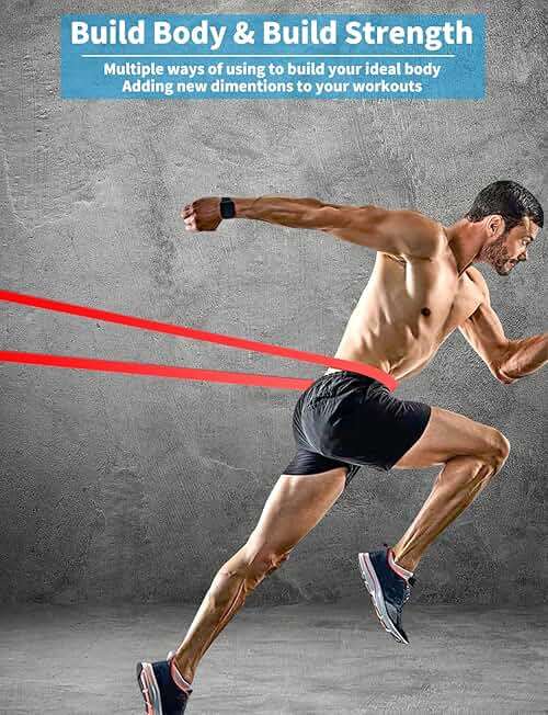 Pull Up Bands, Resistance Bands Set, Exercise Workout Bands for Men & Women, Ideal for Body Stretching, Physical Therapy and Muscle Training - Image 4