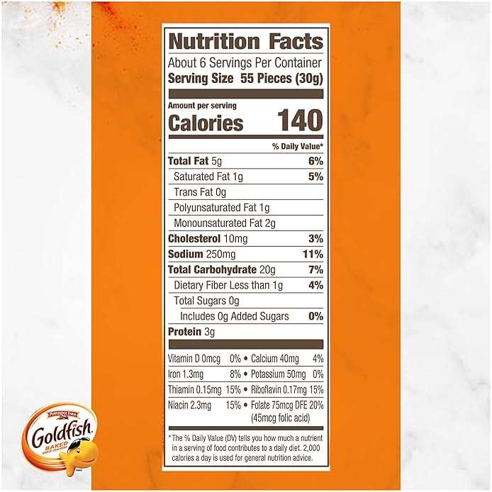 Goldfish Cheddar Cheese Crackers, Baked Snack Crackers, 6.6 oz Bag (Pack of 2) - Image 12