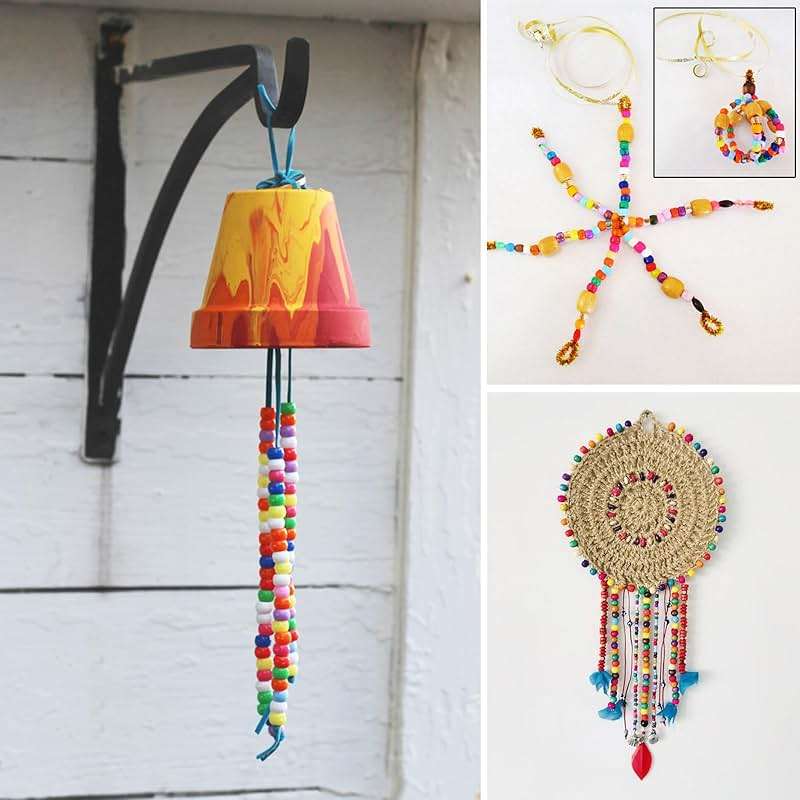 Simetufy 4200Pcs Pony Beads, 24 Colors Kandi Beads Bulk for Bracelets Making Hair Braiding Kandi Friendship Bracelet Craft DIY Jewelry Making Christmas Gifts (Boxed) - Image 8